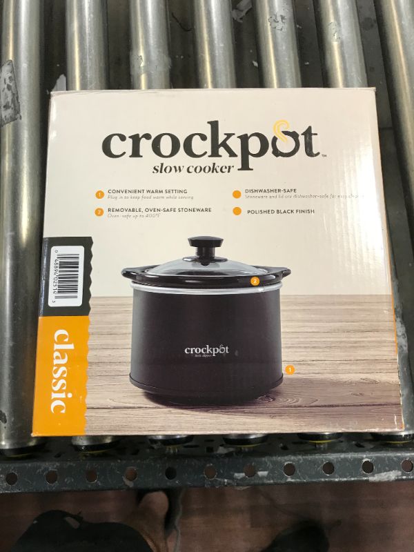 Photo 1 of Crock-pot 1.5quart Slow Cooker Black