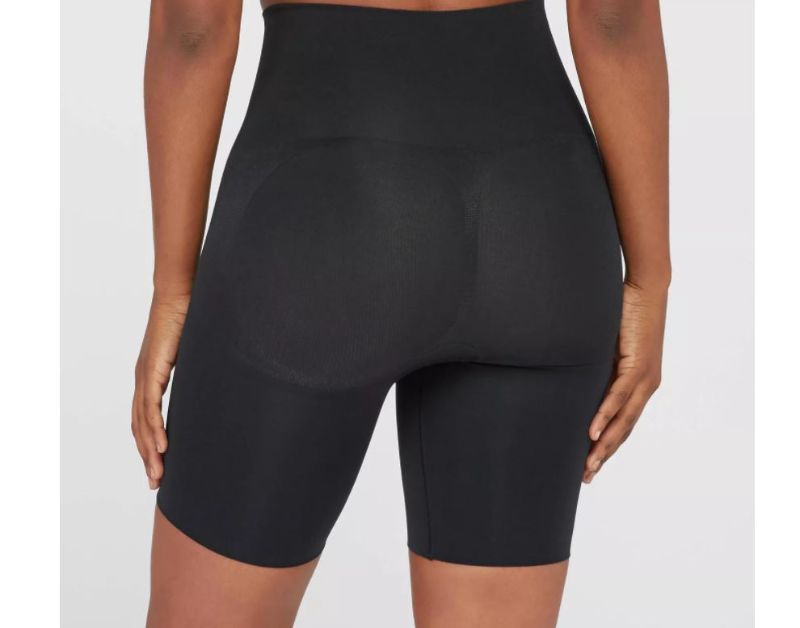 Photo 2 of ASSETS by SPANX Women's Remarkable Results Mid-Thigh Shaper Small