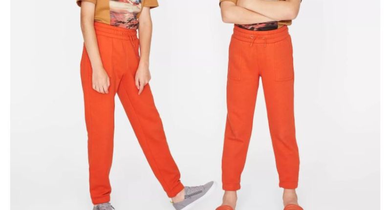 Photo 1 of Kids' Knit Jogger Pants - Cat & Jack Orange Large