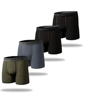 Photo 1 of Pair of Thieves Men's 4 Pack Boxer Briefs - Everyday Kit Multipack Underwear Medium