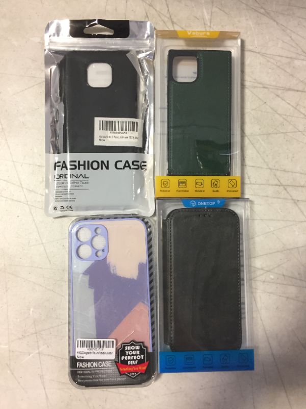 Photo 1 of 4PK MISC MIXED ASSORTED CELL PHONE CASES