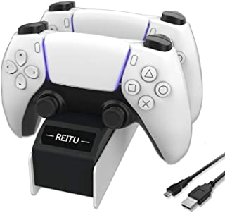 Photo 1 of PS5 Controller Charger Station, Charging Dock with Contact charging port,Slim Portable Charger Stand 