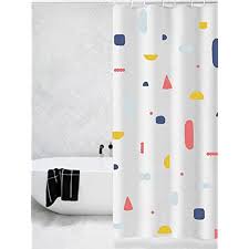 Photo 1 of  SHOWER CURTAINS PEVA  WATERPROOF WITH HOOKS FOR BATHROOM DECOR 72x72 