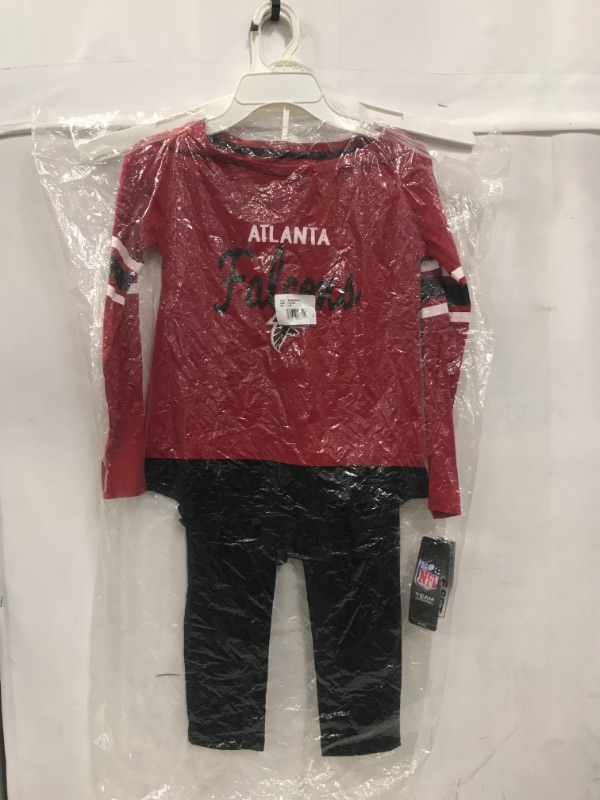 Photo 1 of ATLANTA FALCONS GIRLS OUTFIT SIZE LARGE 6