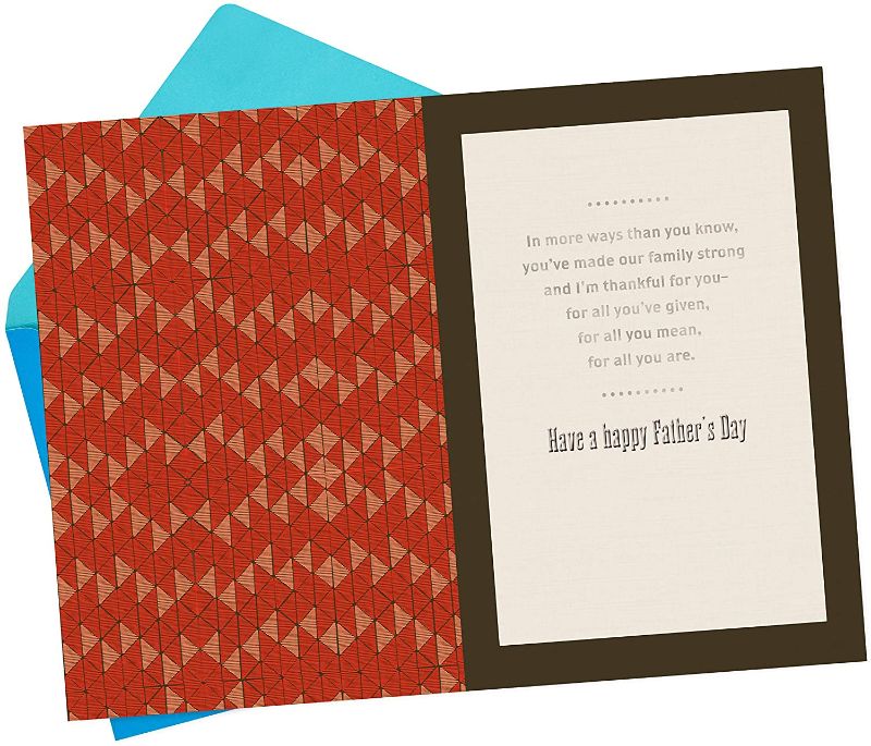 Photo 2 of 4 pack - Hallmark Mahogany Father's Day Card for Grandfather (Legacy of Love) with tan envelope not blue