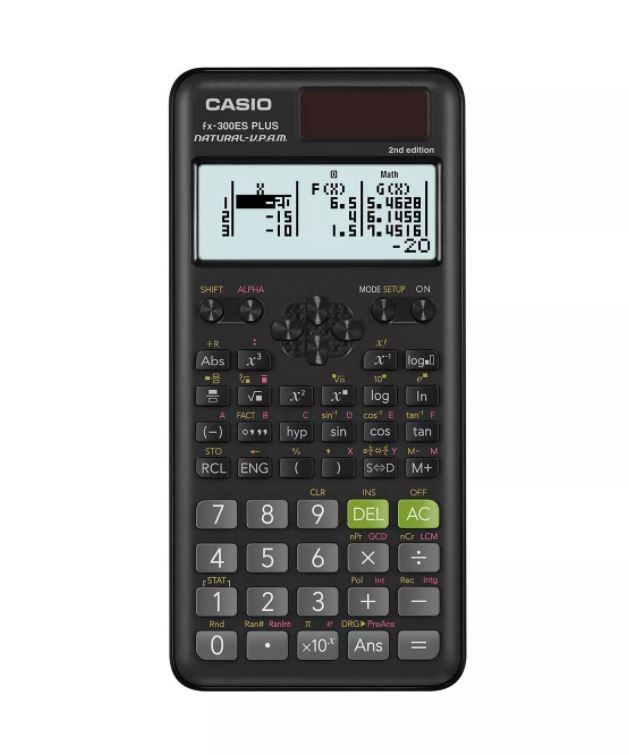 Photo 1 of 2 PACK - Casio FX-300 Scientific Calculator - Black
