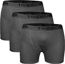 Photo 1 of TREDECIM Men's 100% Organic Cotton Rib Boxers Briefs Underwear 3-Pack LARGE
