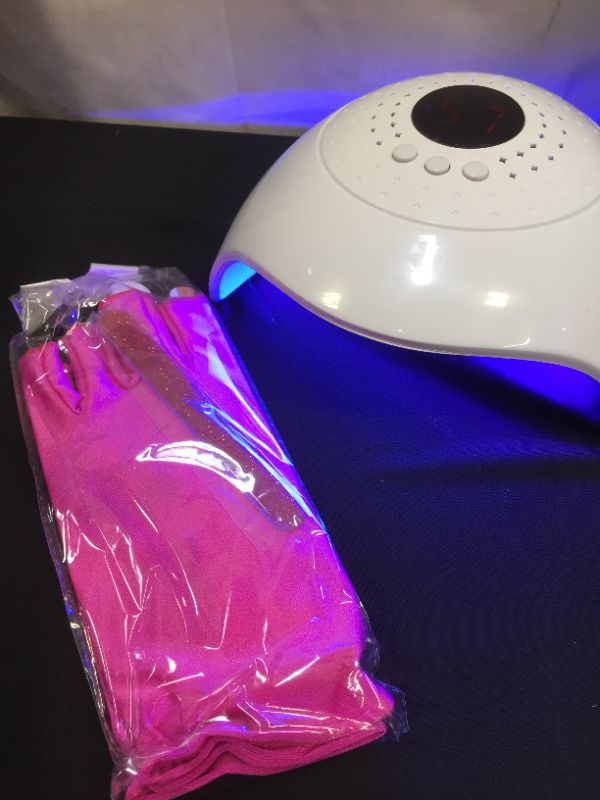 Photo 1 of ThougrLyh UV LED Nail Lamp, Nail Dryer LED Lamp with 3 Timers, UV Nail Light, White Gel UV LED Nail Lamp, Auto Sensor, Large LCD Display Lamp, Nail Dehydrator

