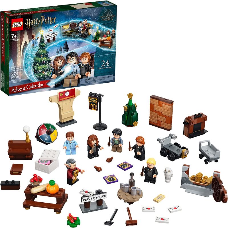 Photo 1 of LEGO avengers Advent Calendar 76390 for Kids; 24 Cool Harry Potter Toys Including 6 Minifigures; New 2021 (274 Pieces)
