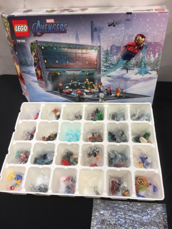 Photo 2 of LEGO avengers Advent Calendar 76390 for Kids; 24 Cool Harry Potter Toys Including 6 Minifigures; New 2021 (274 Pieces)
