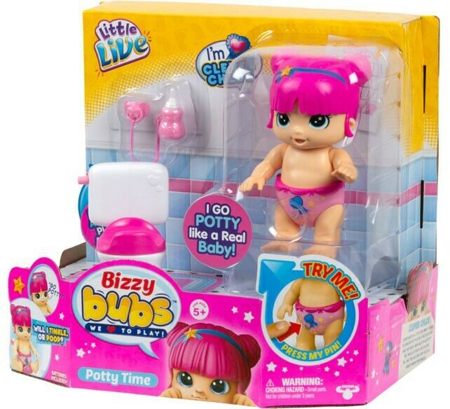Photo 1 of Little Live Pets Bizzy Bubs Potty Time Clever Chloe Figure
