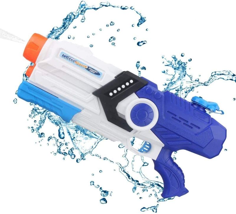 Photo 1 of Hapord Water Gun,Squirt Guns High Capacity 2000CC Soaker Blaster 35 FT Long Range Water Guns for Kids and Adults Water Toys for Kids in Summer Outdoor Swimming Fight Game
