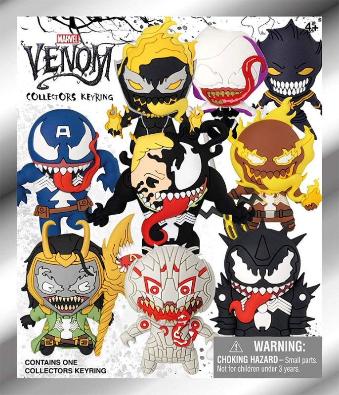 Photo 1 of 3D Figural Keyring Marvel Venom Mystery pack 3 pack 