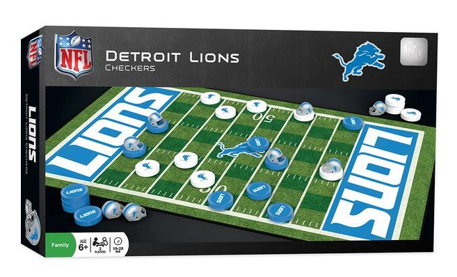 Photo 1 of DETROIT LIONS CHECKERS BOARD GAME
