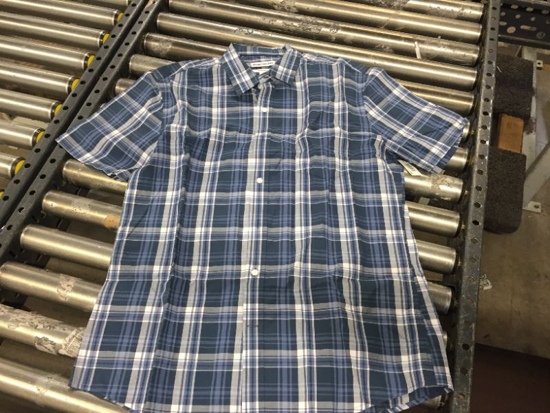 Photo 1 of amazon essential flannel collar shirts -- size large 