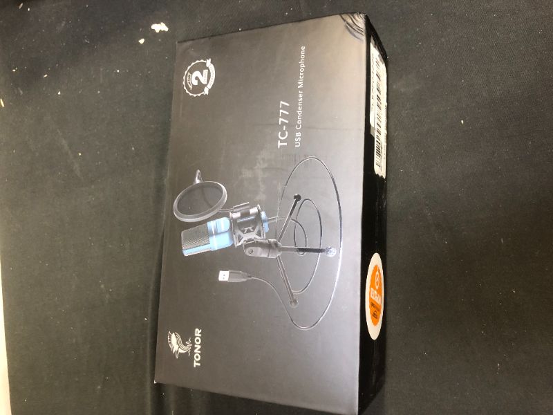 Photo 3 of ***factory sealed*** USB Microphone, TONOR Computer Cardioid Condenser PC Gaming Mic with Tripod Stand & Pop Filter for Streaming, Podcasting, Vocal Recording, Compatible with Laptop Desktop Windows Computer, TC-777
