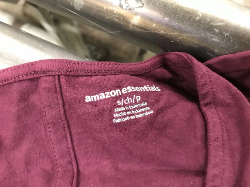 Photo 1 of amazon essential burgundy dress --size small 