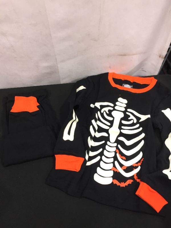 Photo 1 of LMYOVE GLOW IN THE DARK SKELETON BOYS PAJAMAS SET SIZE 5 