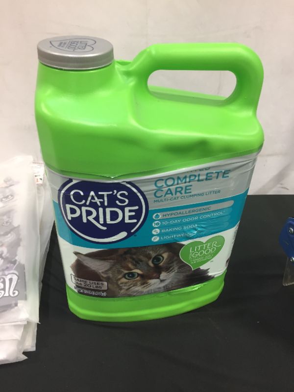 Photo 1 of Cat's Pride Complete Care Unscented Multi-Cat Clumping Clay Litter, 10-lb jug