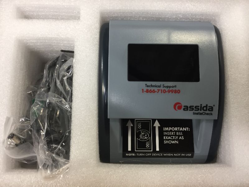 Photo 2 of Cassida Small Footprint Easy Read Automatic Counterfeit Detector
