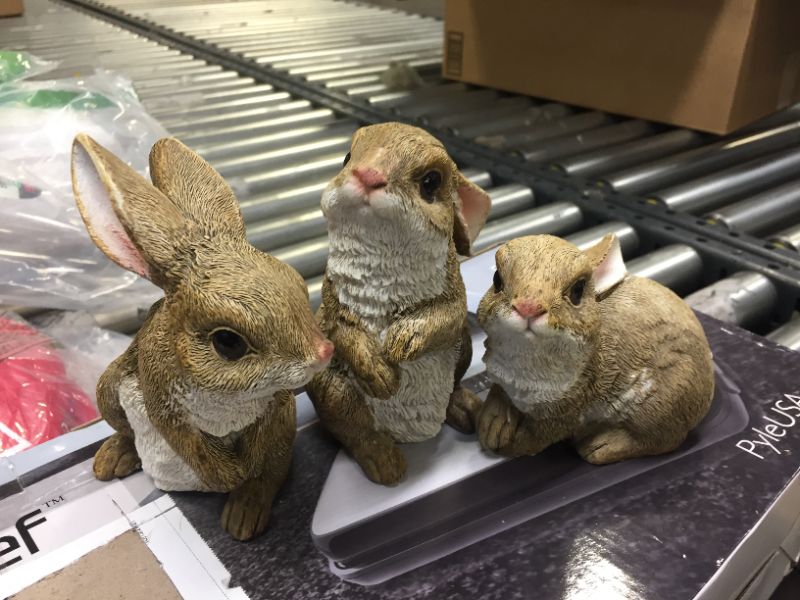 Photo 1 of 3 decorative rabbits -- 3 inch small 