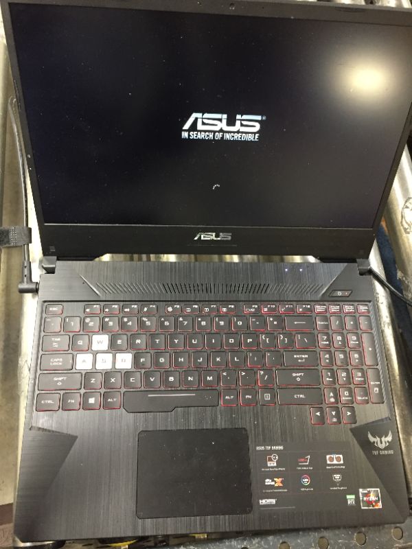 Photo 5 of ASUS - TUF Gaming 15.6" Full HD Laptop - Intel Core i5-10300H- 8GB Memory - 256GB SSD -NVIDIA GeForce GTX 1650 Ti – Black