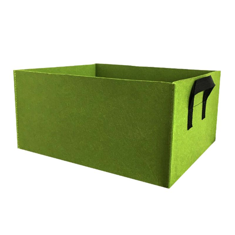 Photo 1 of 2pack Green Felt Plant Growing Bags Fabric Pots 50 x 30 x 20 cm
