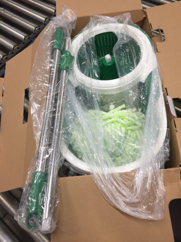 Photo 2 of Libman Mop and Bucket Spin, Green/White