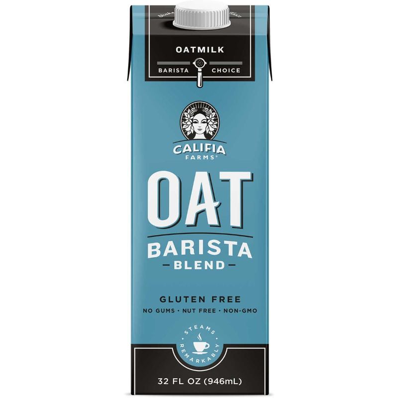Photo 1 of 2pack Califia Farms Barista Blend Oatmilk, 32 Fluid Ounce -- 6 per case.
expires 01 december 2021

