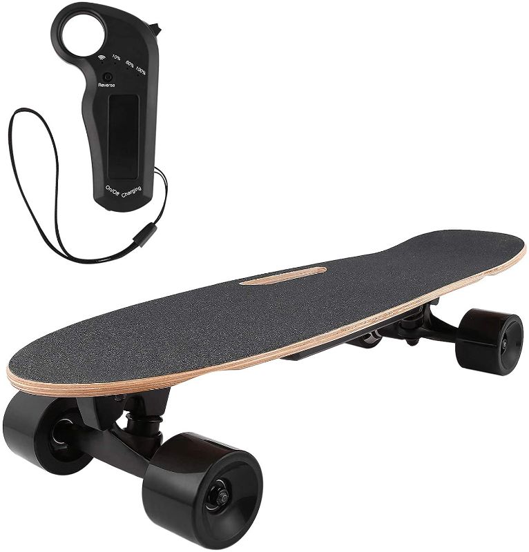 Photo 1 of Electric Skateboard Electronic Longboard for Adult with Wireless Remote Control Max Speed 12 MPH, 7 Layers Maple E-Skateboard (US Stock)
