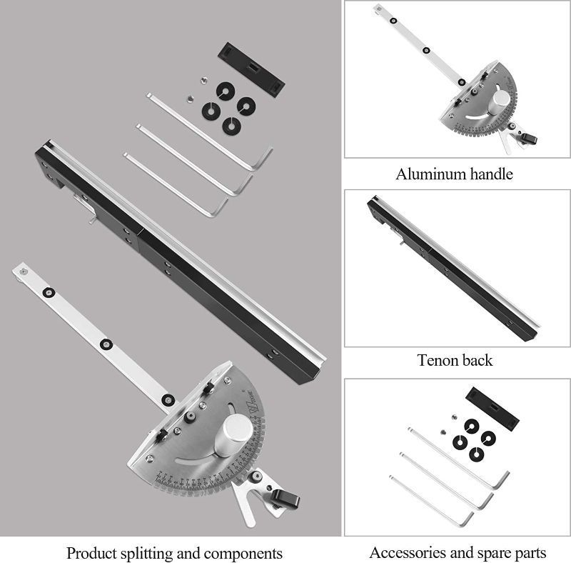 Photo 1 of PIAOPIAONIU Precision Miter Gauge Fence System Woodworking Tools DIY Accessiories for Table Saw,Band Saw,Router Table
