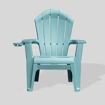 Photo 1 of 2PACK Deluxe RealComfort Adirondack Chair - Turquoise - Adams Manufacturing