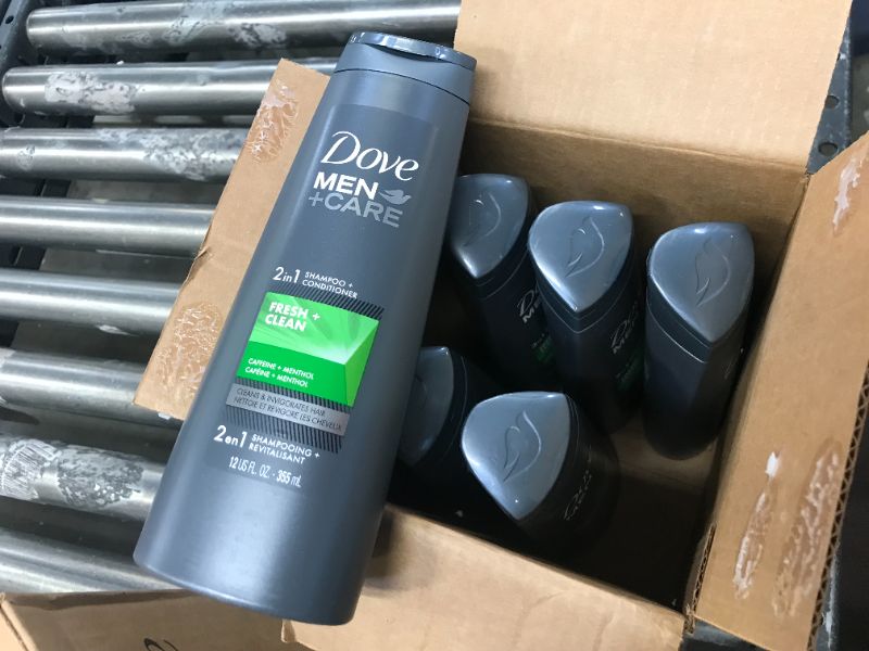 Photo 2 of Dove Men+Care Fortifying Shampoo & Conditioner, Fresh Clean - 12 fl oz 6 PACK 