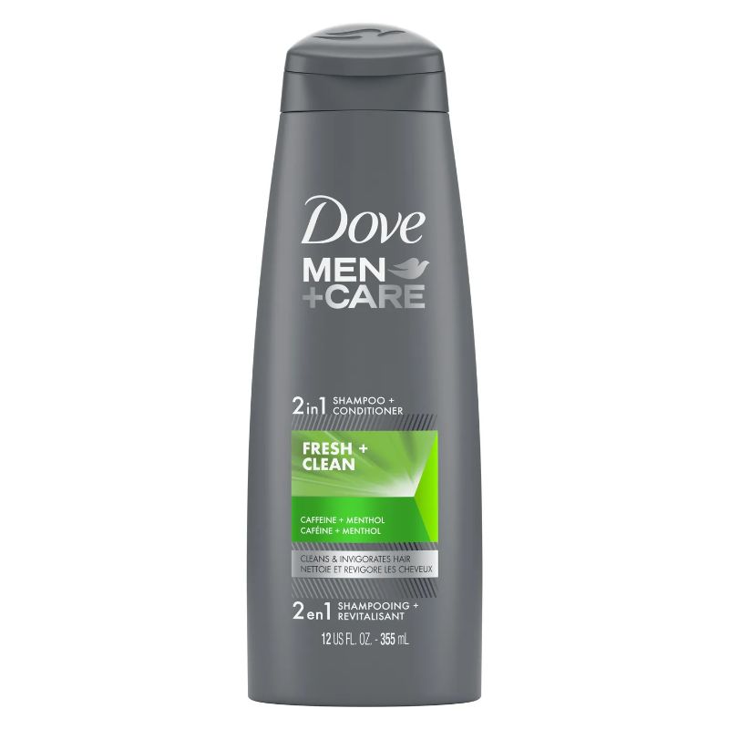 Photo 1 of Dove Men+Care Fortifying Shampoo & Conditioner, Fresh Clean - 12 fl oz 6 PACK 