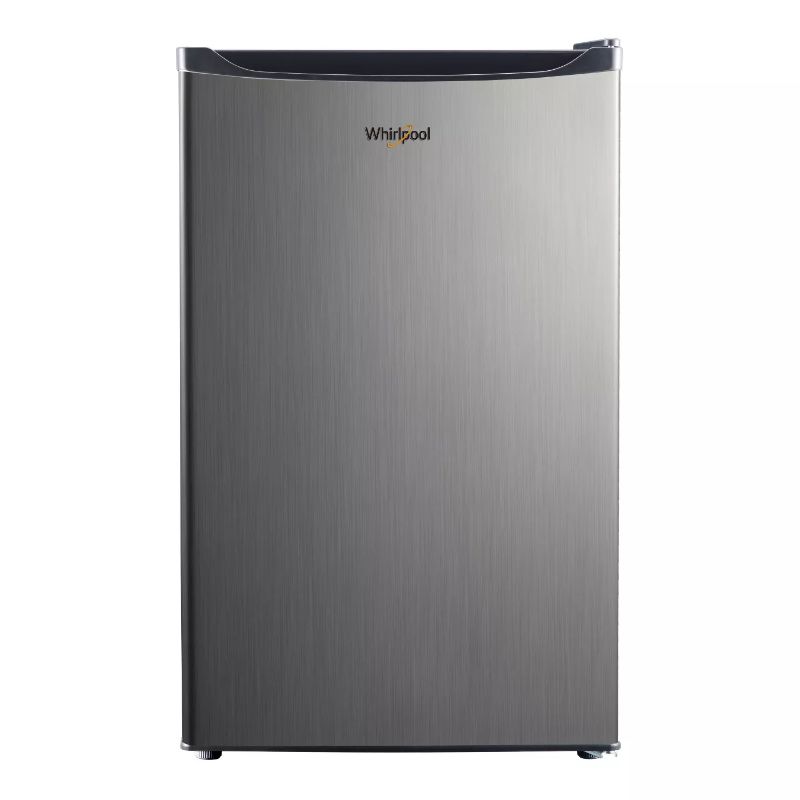 Photo 1 of Whirlpool 4.3 cu ft Mini Refrigerator Stainless Steel WH43S1E
