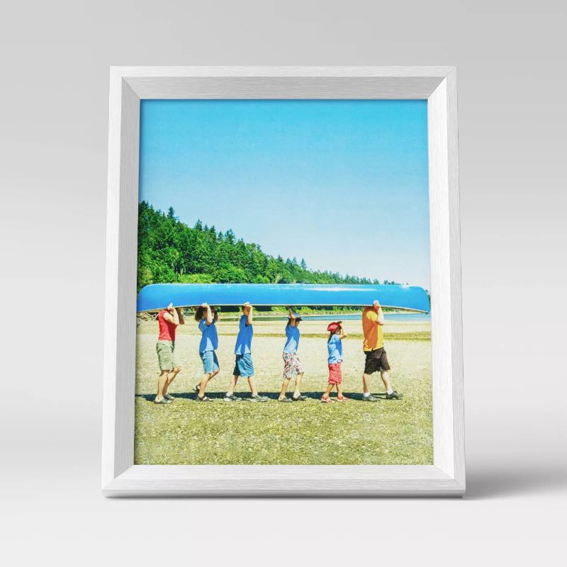 Photo 1 of 2pack 8" x 10" Wedge Picture Frame White - Room Essentials™
