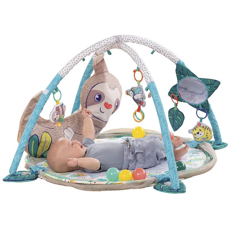 Photo 1 of Infantino 4-in-1 Jumbo Baby Activity Gym & Ball Pit - Combination Baby Activity Gym and Ball Pit for Sensory Exploration and Motor Skill Development, for Newborns, Babies and Toddlers
