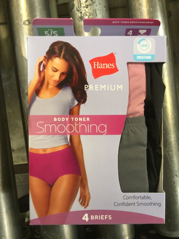 Photo 2 of Hanes Premium Women's 4pk Tummy Control Briefs Underwear - Colors May Vary
