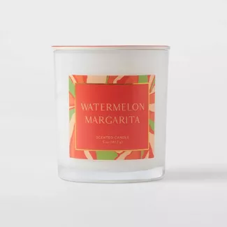 Photo 2 of 2PACK 5oz Glass Jar Watermelon Margarita Candle & PARADISE PINEAPPLE - Opalhouse™
