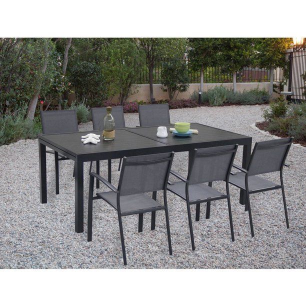 Photo 1 of Cambridge Nova 7-Piece Outdoor Dining Set
(( CHAIRS ONLY ))
[[ BOX 1 OF 2 ONLY ]]