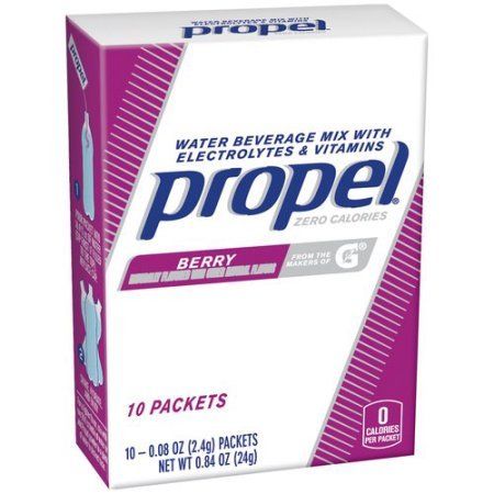 Photo 1 of  Propel Zero Calorie Mix Berry, 10 Count, 6 Pack  - BEST BEFORE DEC/31/2021