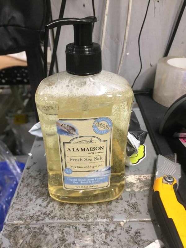 Photo 1 of A LA MAISON Liquid Fresh Sea Salt Soap, 16.9 FL OZ (500ml)
