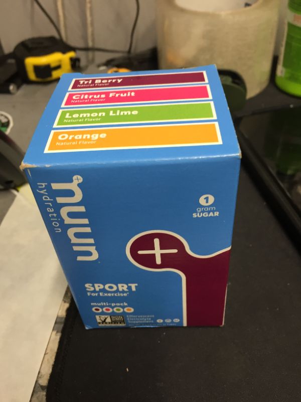 Photo 2 of Nuun Sport: Electrolyte Drink Tablets, Citrus Berry Mixed Box, 4 Tubes (40 Servings)
