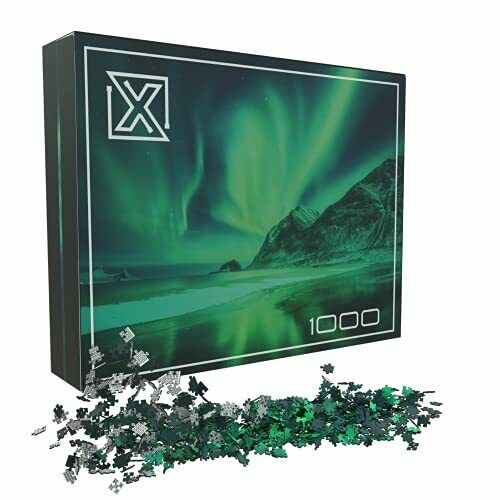 Photo 1 of XEULA : Aurora 1000 Piece Puzzle – Jigsaw Puzzles for Adults and Children – Challenging and Stimulating Puzzle Game – Jigsaw Puzzle for IQ Boost – 1000 Piece Puzzles for Adults
