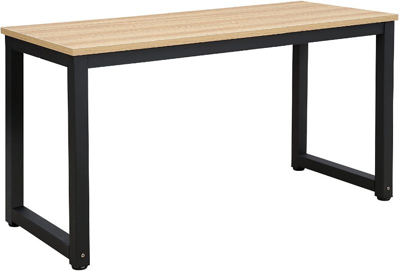 Photo 1 of EdgeMod Grover Large Office Desk in Natural, Black
