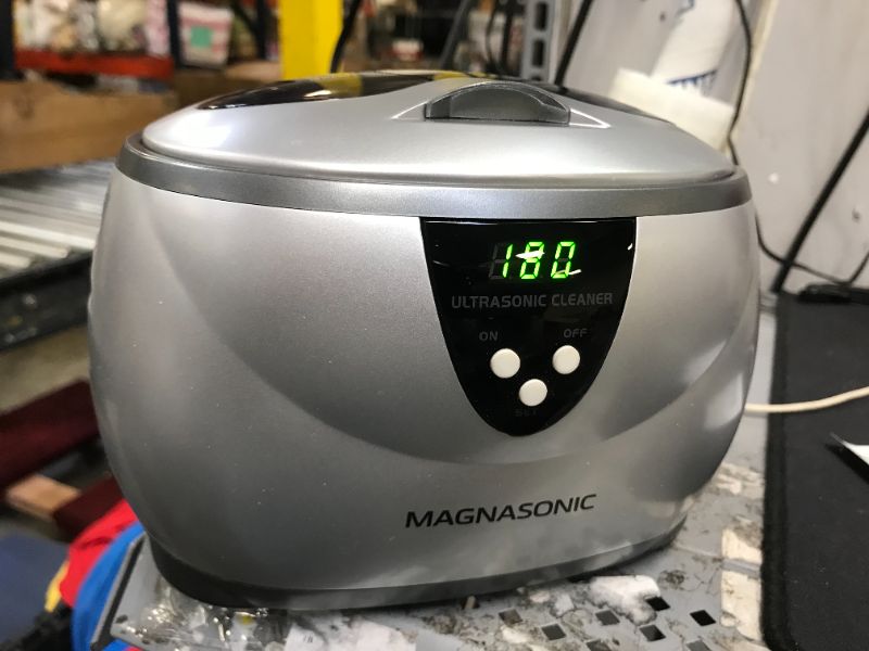 Photo 2 of Magnasonic Professional Ultrasonic Jewelry Cleaner with Digital Timer for Eyeglasses, Rings, Coins (MGUC500)
