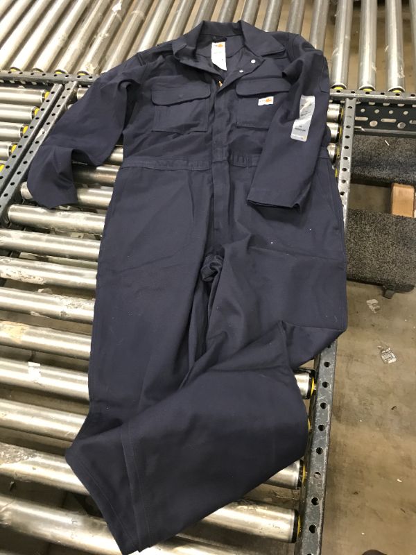 Photo 1 of Carhartt 101017 FR Traditional Twill Coverall - Dark Navy-- 42 regular
