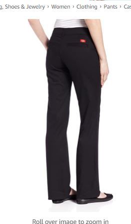 Photo 1 of Dickies Women's Relaxed Straight Stretch Twill Pant-- size 18 r
