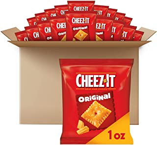 Photo 1 of Cheez-It Baked Snack Cheese Crackers, Original, School Lunch Snacks, 1 oz Bag (40 Bags)
EXP Feb 24 2022