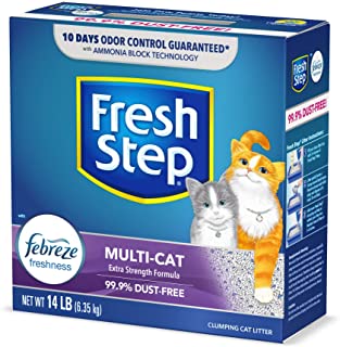 Photo 1 of Fresh Step Scented Litter with The Power of Febreze, Clumping Cat Litter